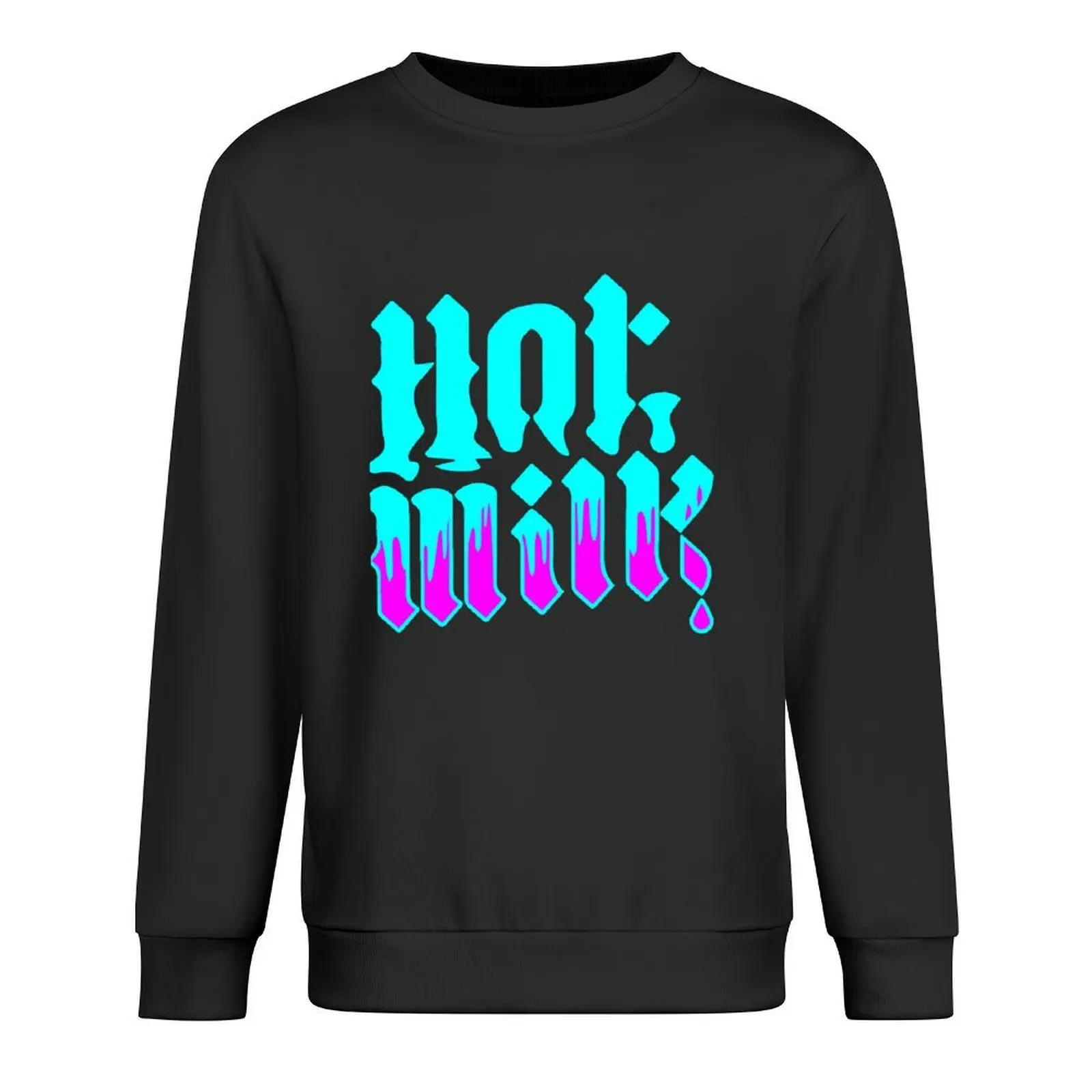 

Hot Milk Band Logo Pullover men's clothes male clothes blouse graphic t shirts men sweatshirt for men