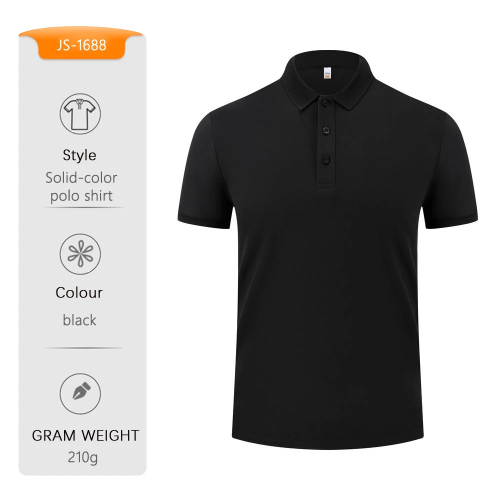 

Classic Solid Color Polo Shirt Men Women Short Sleeve Tee Slim Cotton Breathable Casual Summer Top Office Daily Wear Fashion​​