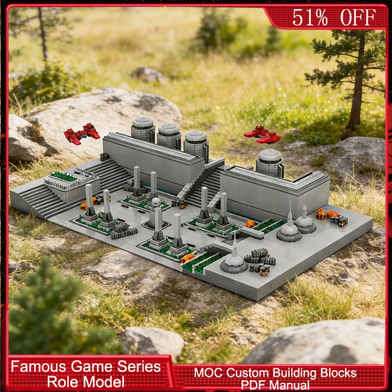 6332 pièces de construction SkyFoundry-BioTechCloudFacility MOC, blocs modulaires personnalisables, technologie DIY, jouet de festival pour garçons, cadeau