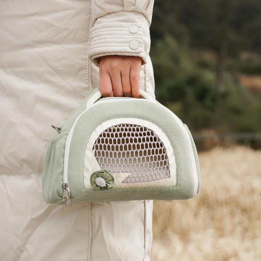 الحيوانات الأليفة الهامستر حقيبة سفر صغيرة حامل الحيوانات الأليفة حقيبة تنفس مريحة غينيا خنزير أرنب القنفذ تنفس حقيبة الحيوانات الأليفة حقيبة حمل الحيوانات الأليفة #6