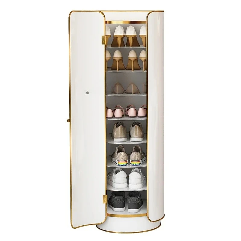Armoire à chaussures créative haut de gamme, économique, porte à porte, intérieur, rangement simple de grande capacité