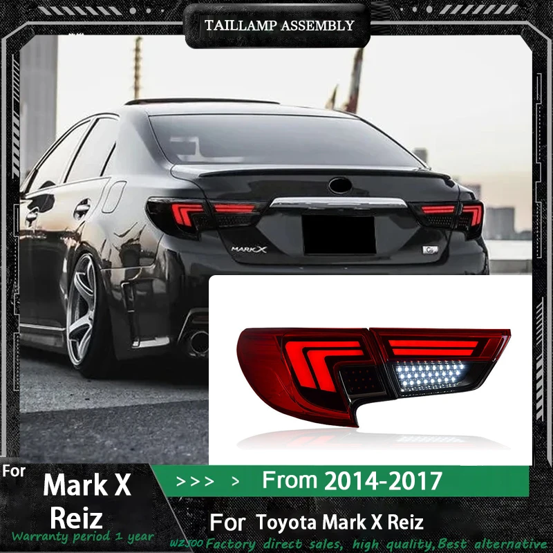 

Автомобильные фонари для Toyota Mark X Reiz 2013 2014-2019, задние фонари, полностью светодиодные указатели поворота, DRL, задний фонарь заднего хода, автоинструмент, аксессуары