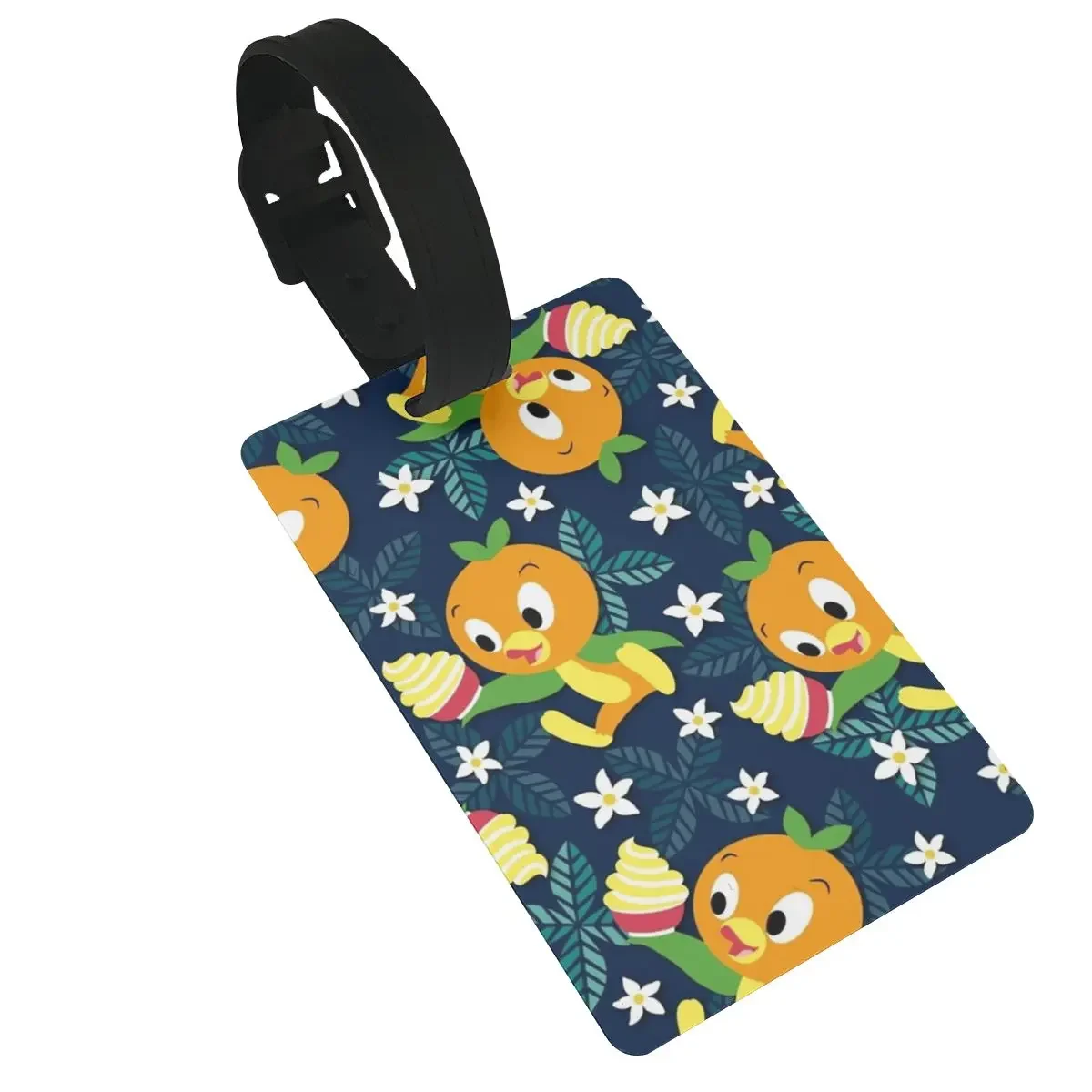 

Orange Bird Luggage Tags Suitcase Accessories Travel PVC Cute Baggage Boarding Tag Portable Label Holder ID Name Address