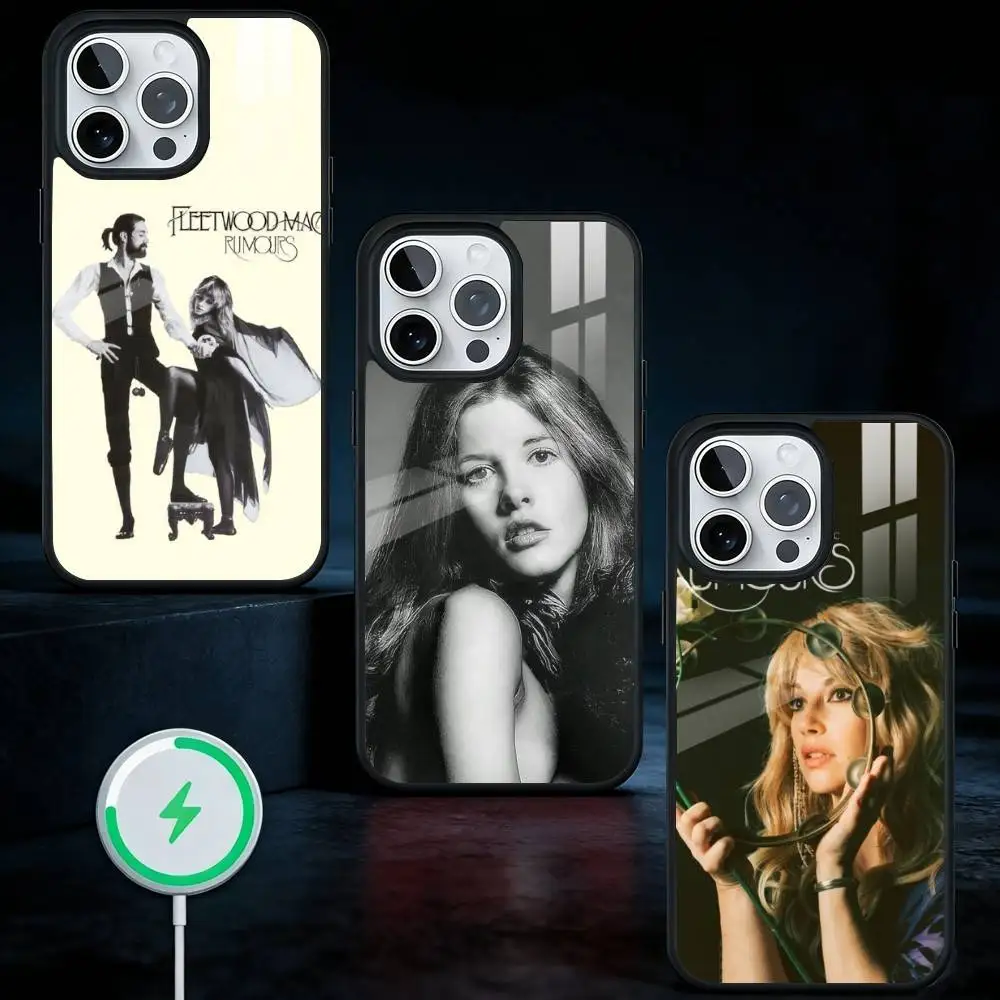 

Band F-Fleetwood Mac Phone Case For iPhone17,16,15,14,13 Plus,Pro Max Magnetic For Magsafe Wireless Charging