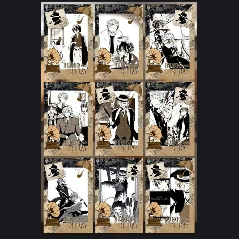 9Pcs/Set Anime Card Cartoon Cosplay Rounded Corners LOMO Card Postcard Christmas Gifts Girls