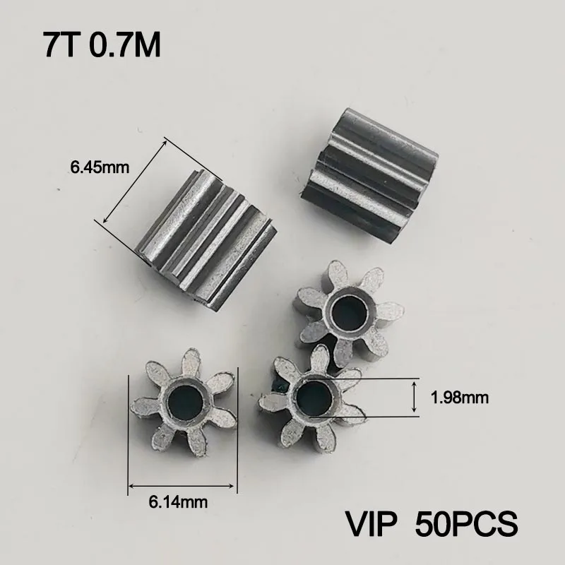 

72A 0,7M Металлическая шестерня VIP 50шт