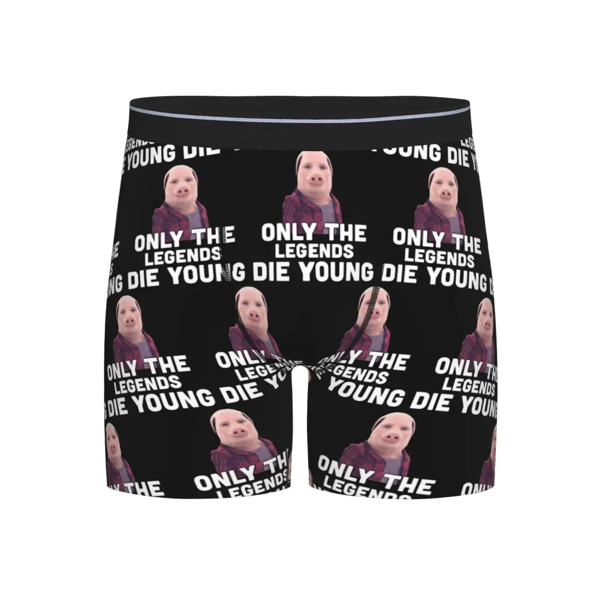 

Long Boxer Underpants Shorts John Pork Panties Men Breathable Underwear for Homme Man Boyfriend Gift