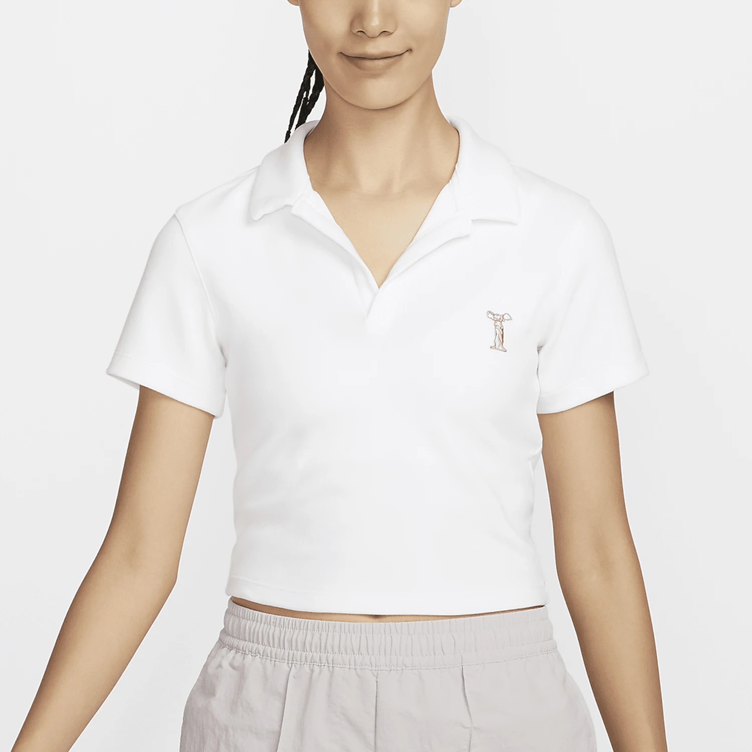 

Nike Official 2024, новые женские мягкие трикотажные повседневные спортивные с короткими рукавами HJ6852-100