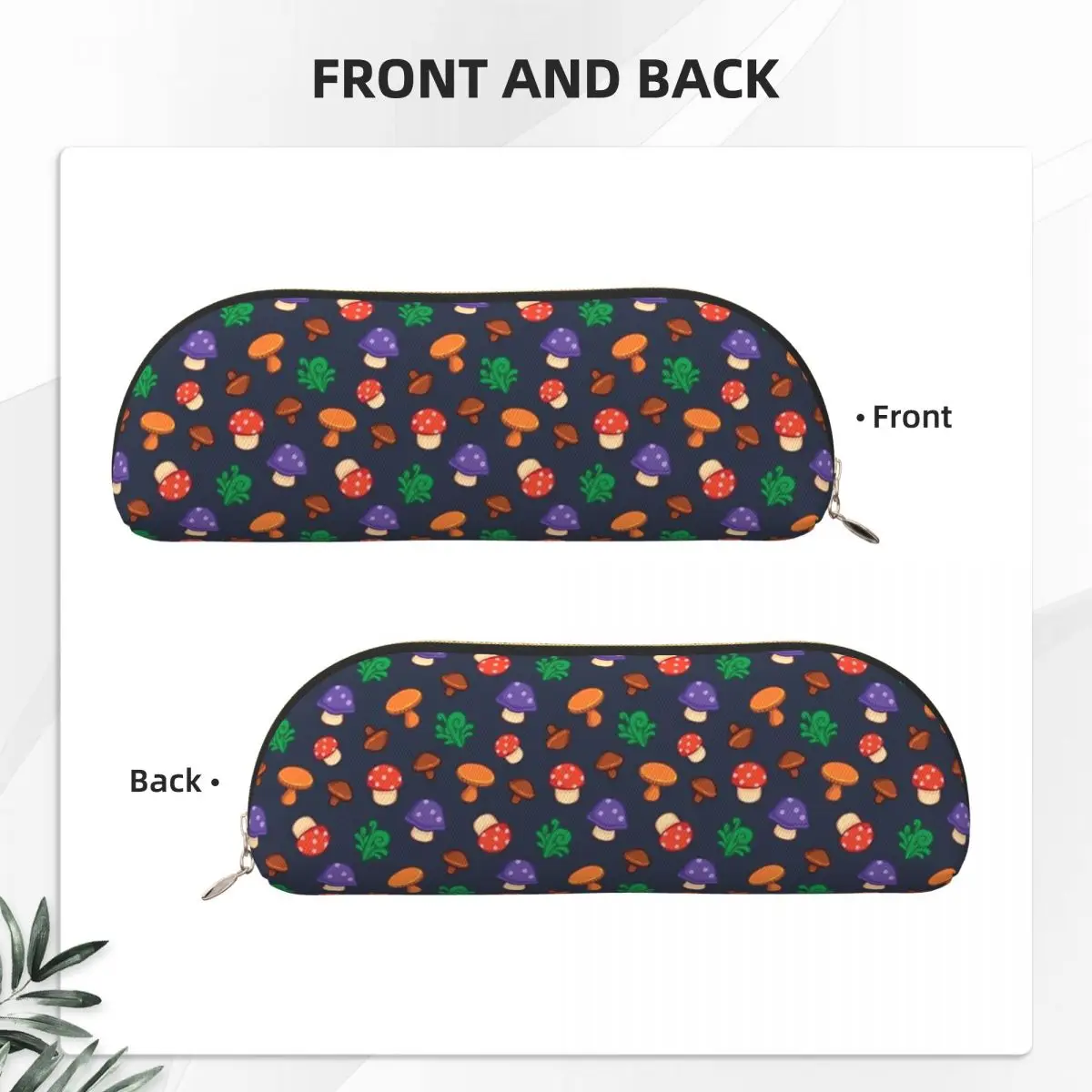 Stardew Valley Funghi Astuccio per matite Astuccio per matite Forniture di cancelleria Astuccio per penne di grande capacità Astuccio per matite Regali per ragazze dei ragazzi