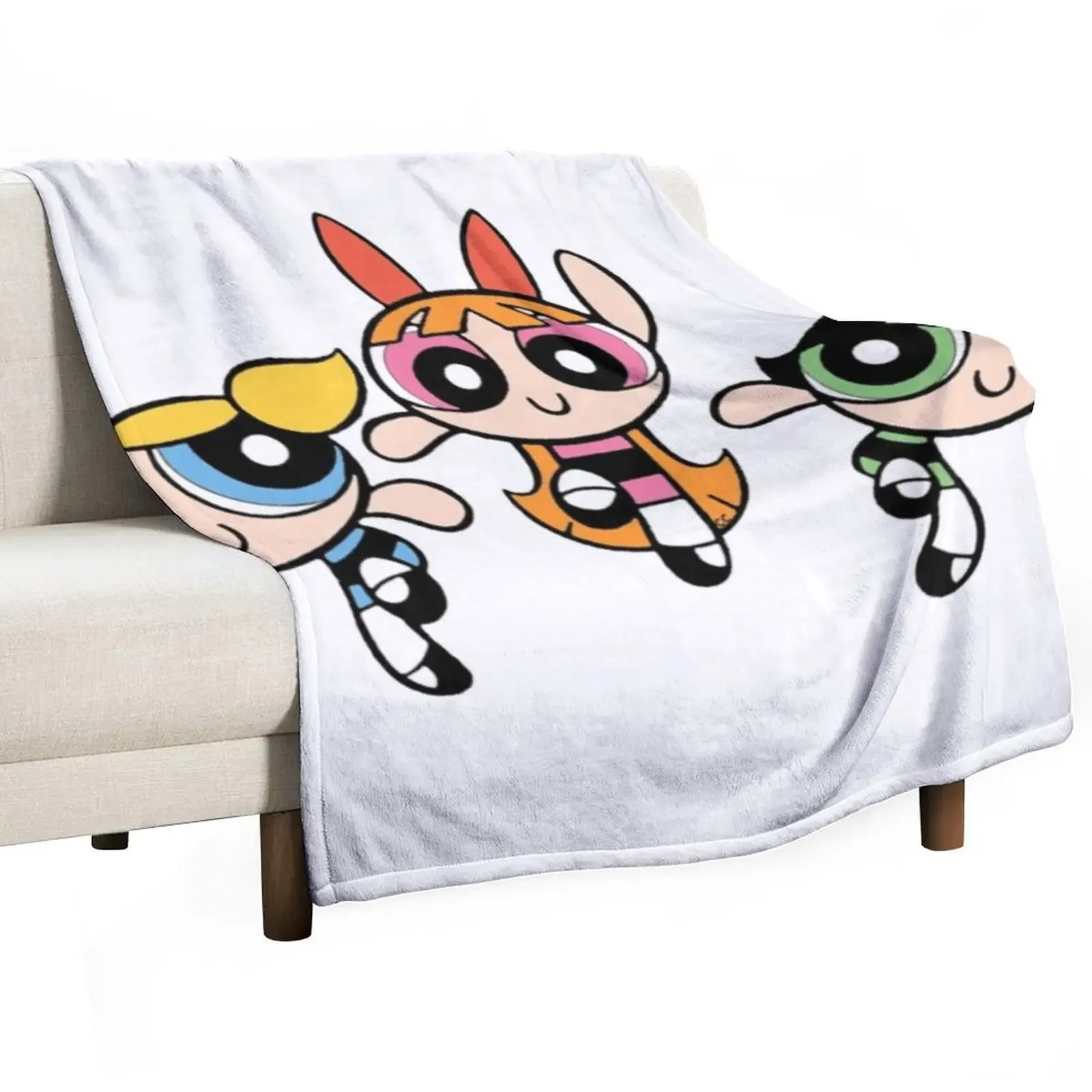 Powerpuff girls Throw Blanket Polar manga Thin halloween Blankets