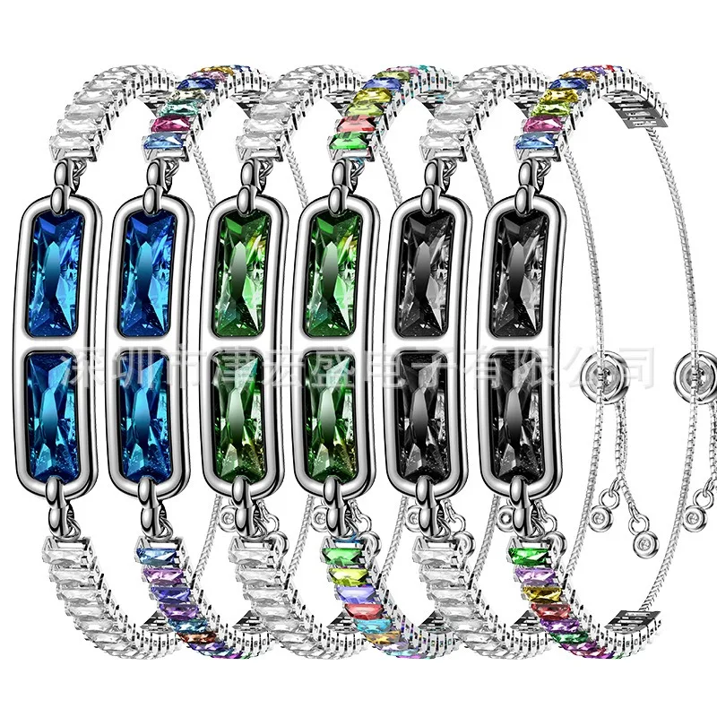 New smart bracelet step counting heart rate sleep detection screenless bracelet fashion personality gift girl bracelet