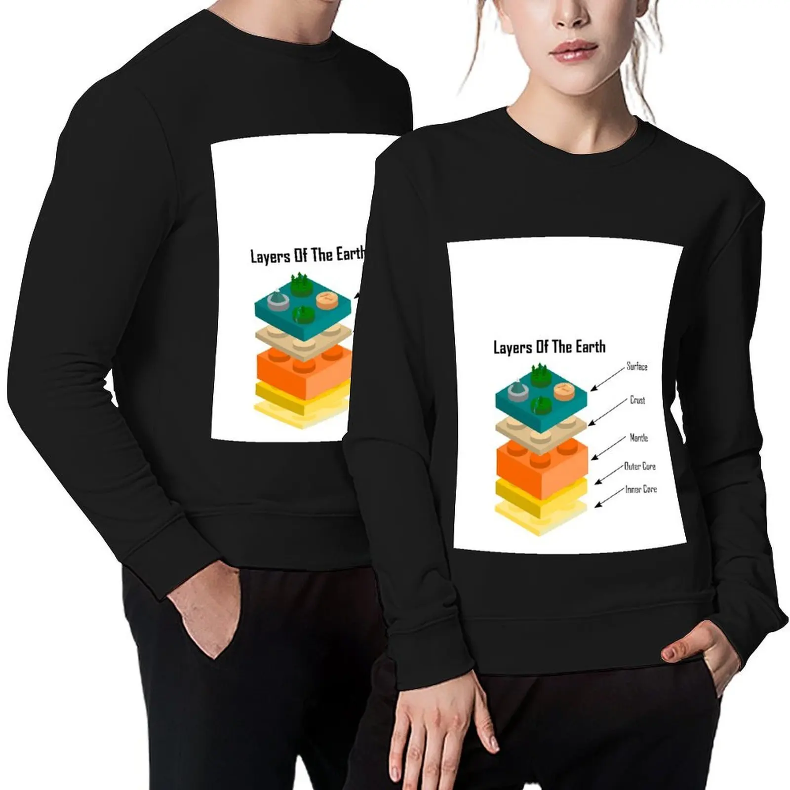 

Layers of the Earth - Layers Of The Earth Pullover men's clothing mens clothes japanese style new sweatshirts