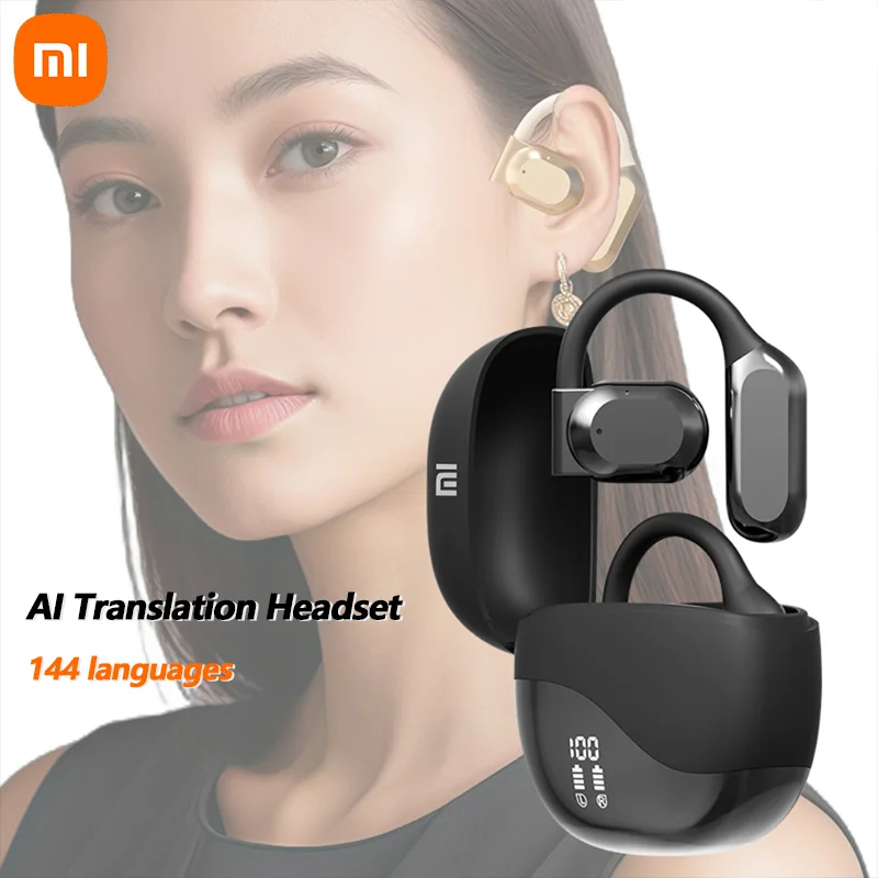 Xiaomi Wireless Headset Translator Earphones Bluetooth 5.4 Noise Cancelling Voice Translator Real Time AI Translation Earbuds