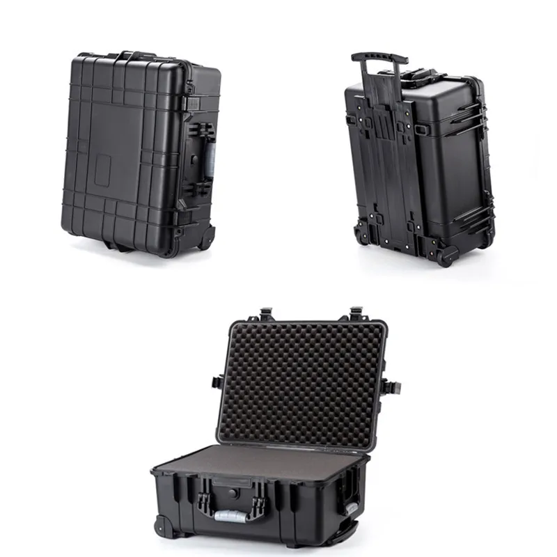 22-Zoll GDT Sicherheit PP Kunststoff Werkzeugkasten Wasserdichte Zugstange Posttransport Fotoausrüstung ODM Anpassung