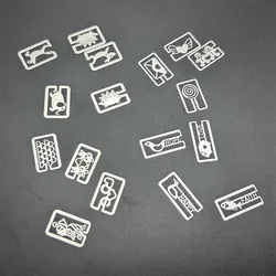 40pcs Mini Metal Bookmark School Office Stationery Book Marker Book Page Clip Index File Label Clip Student Children Paper Clip