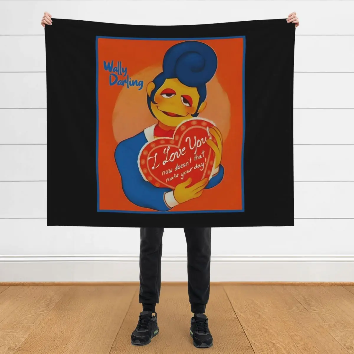 

Wally Darling Throw Blanket warm for winter Single Retros christmas gifts Blankets