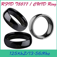 Anillo inteligente RFID NFC ficha regrabable 13,56 Mhz 1K S50 CUID Gen2 llave clonada 125Khz T5577 etiqueta cambiable IC ID copia insignia