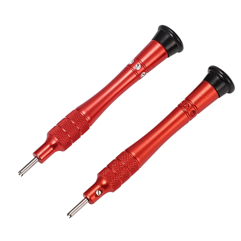 CLCUV 2Pcs 404 Steel RM Watch Screwdriver Repair Tools Four-Star & Five-Star 2.75mm for RICHARD MILE Disassembly Bezel Strap
