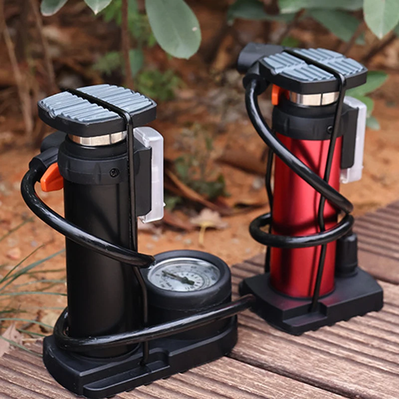 

Bicycle Pump Bike Air Pump Aluminum Fashion Mini Bicycle Pumps Portable Cycle Floor Pump for Bike Tires Bicycle Pump
