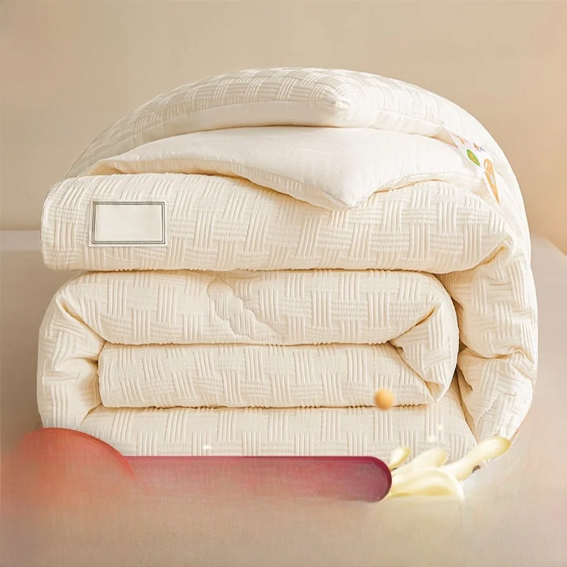 couette-en-fibres-de-soja-recommandee-pour-l'ete-climatise-avec-noyau-rafraichissant-en-coton-pour-la-maison-respirante-chaude-et-douce-pour-la-peau