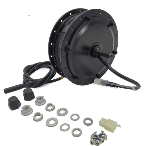 Bafang-bicicleta eléctrica 8fun, Motor de cubo sin escobillas, 36/48V, 500W