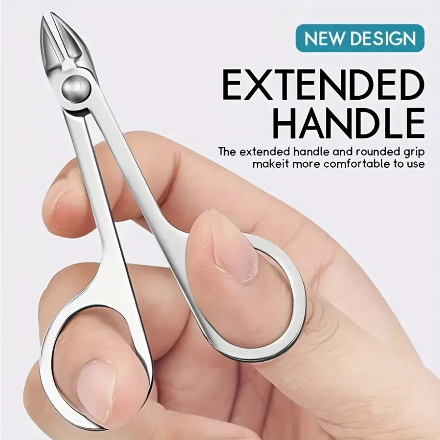 Stainless Steel Cuticle Scissors Nail Clippers Portable Multifunctional Tool for Manicure and Pedicure Trimmer Beauty Grooming 4