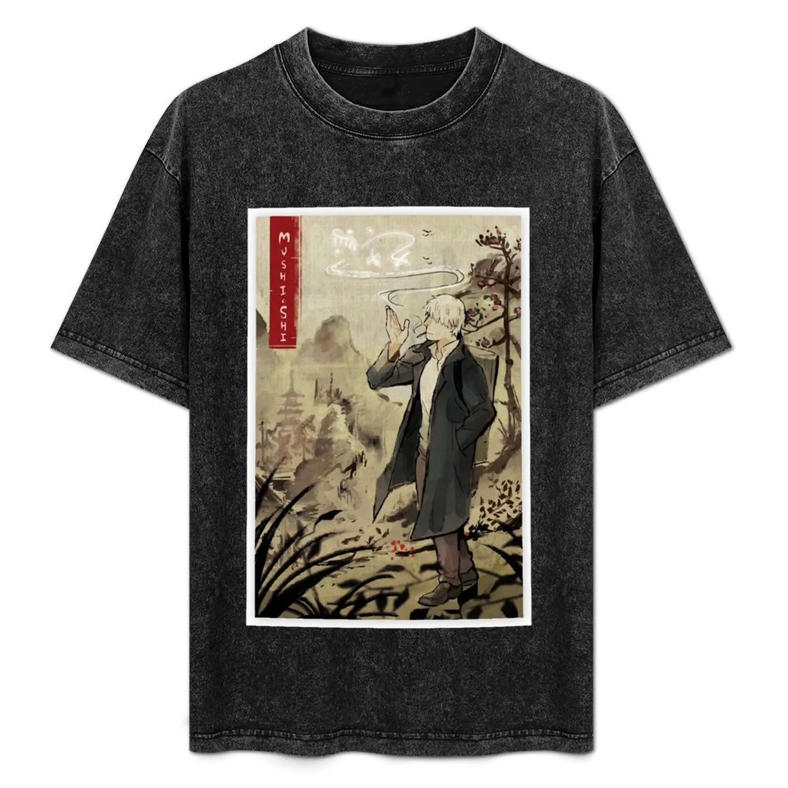 

My Favorite People Japanese Mushishi Manga Gift For Fan T-Shirt All Match Basic Short Sleeve Top