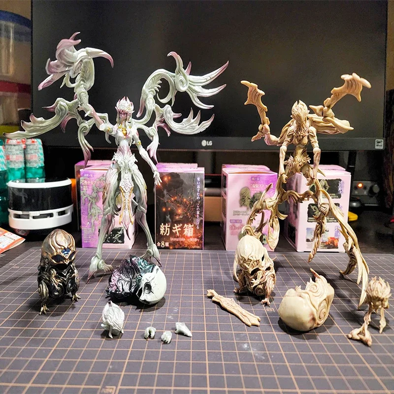 Gacha Scale Model Japanese Genuine Swallow Maiden Boudun Cthulhu Joint Mobility Collection Action Figure Toy