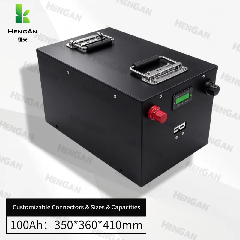 Lightweight Design 96V 100Ah Lithium ion Battery APP Bluetooth BMS for Solar Energy Storage/RV/Vehicle Golf Cart