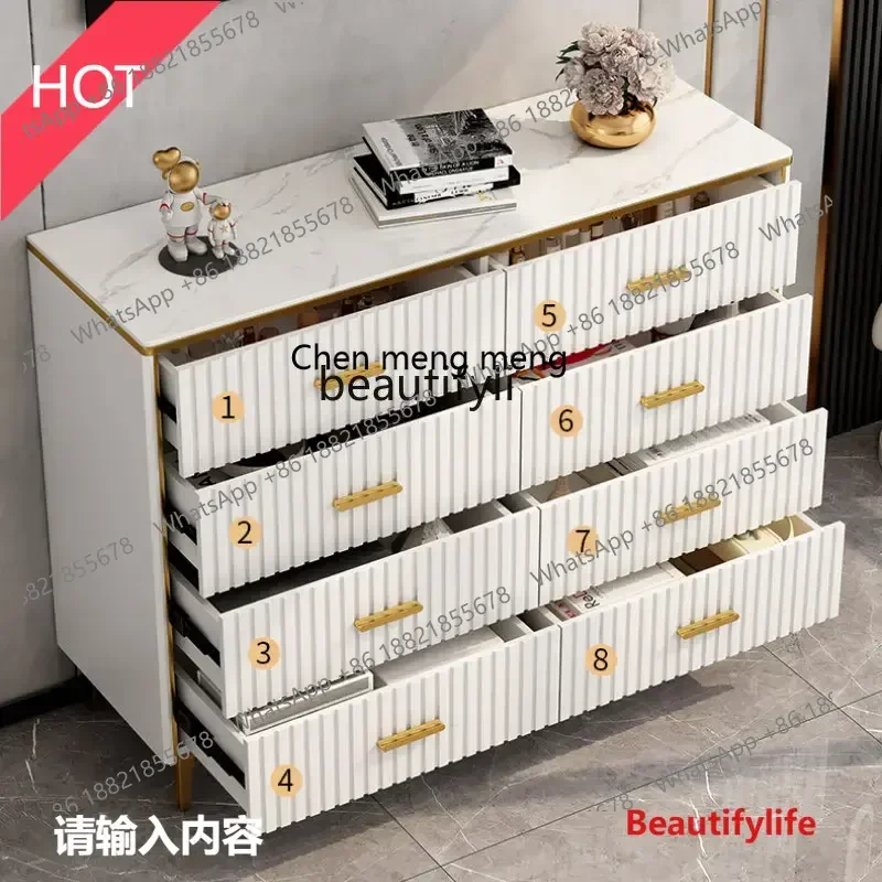 

ss 8617 Chest of Drawers Simple Modern Living Room Locker Five-Bucket Cabinet Drawer Wall-Mounted Storage Cabinet