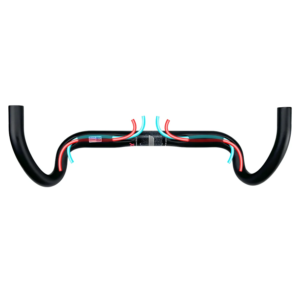 Neuer Carbon-Gravel-Lenker mit Großer Flare-Bar für Cyclocross und Rennräder, 380/400/420/440mm Carbonfaser-Fahrradlenker – Detail 3