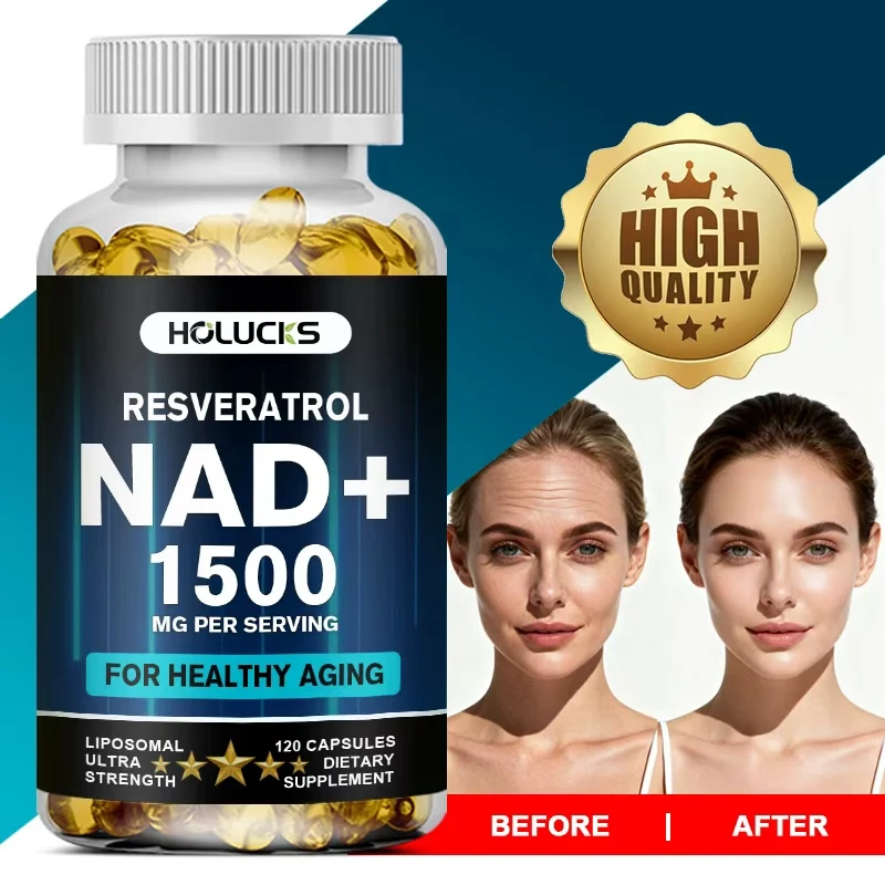 NAD Supplement, for Brain Function, Anti Aging & Cell Regeneration, Supports Cellular Energy, Muscle Health