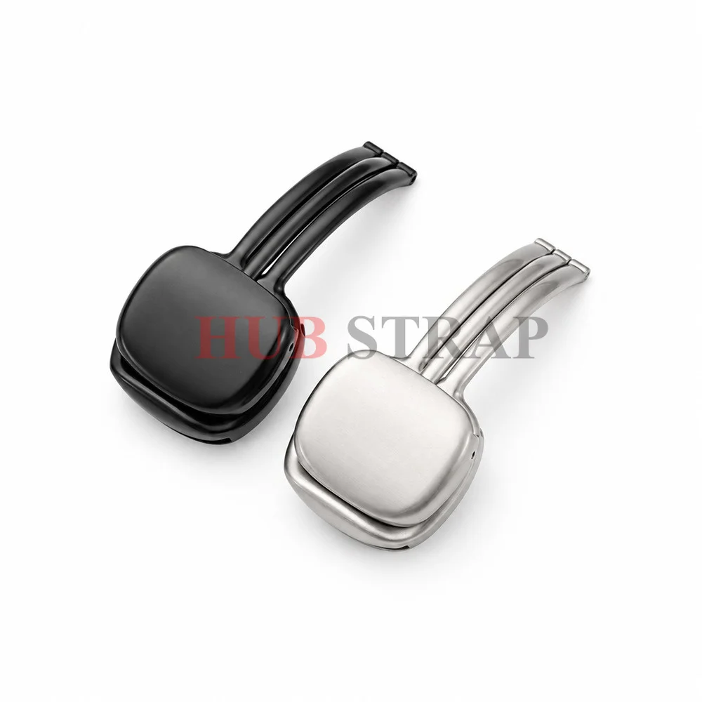 18mm 20mm Star Black Magnetic Buckle Solid Zinc Alloy Folding Clasp Button for Ultra Smart Watch Band Strap Replacement Buckles