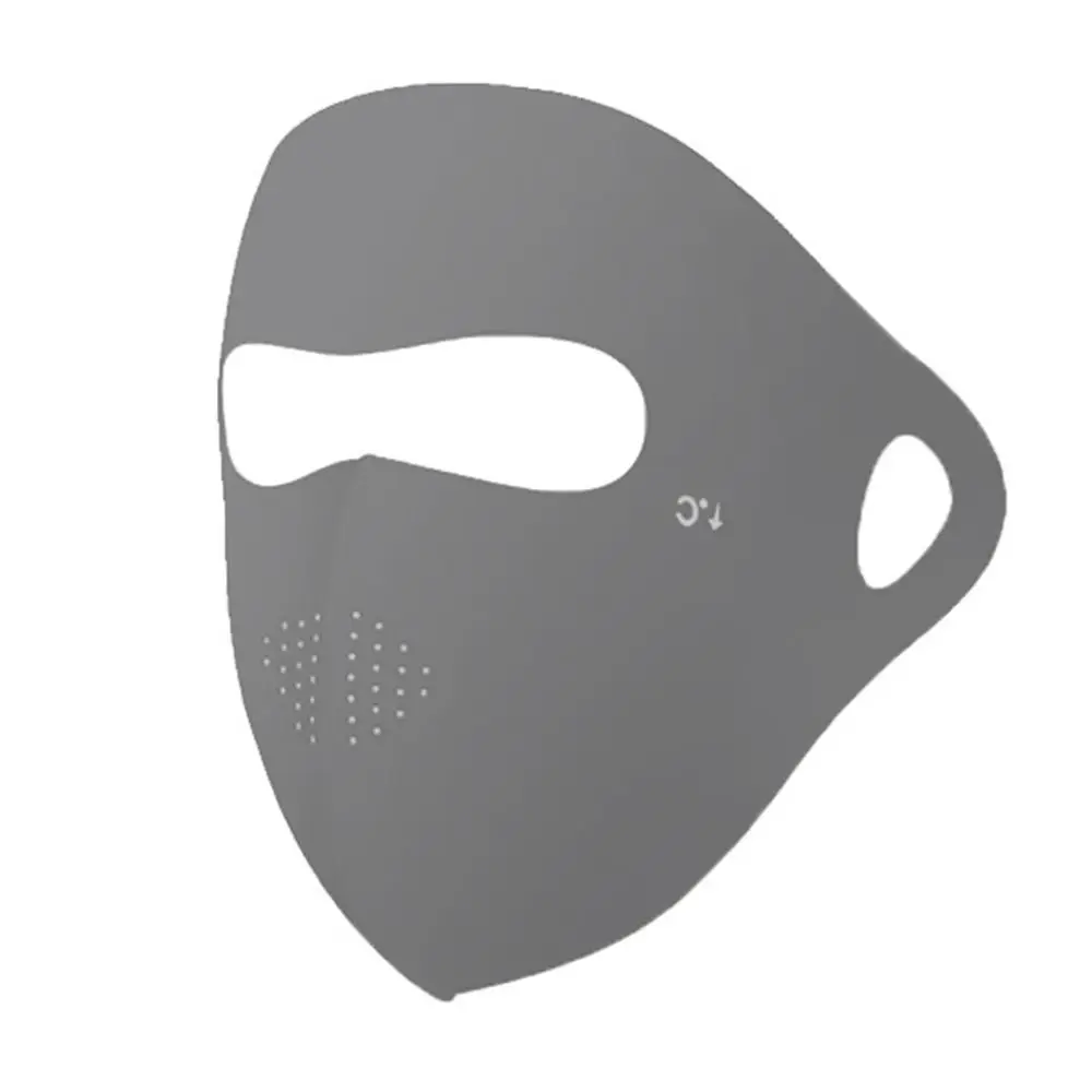 

Lightweight Full-Face UV Face Mask Reusable UPF 50+ Protection Ice Silk Face Cover Breathable Thin Cover Sunscreen Veil Hiking