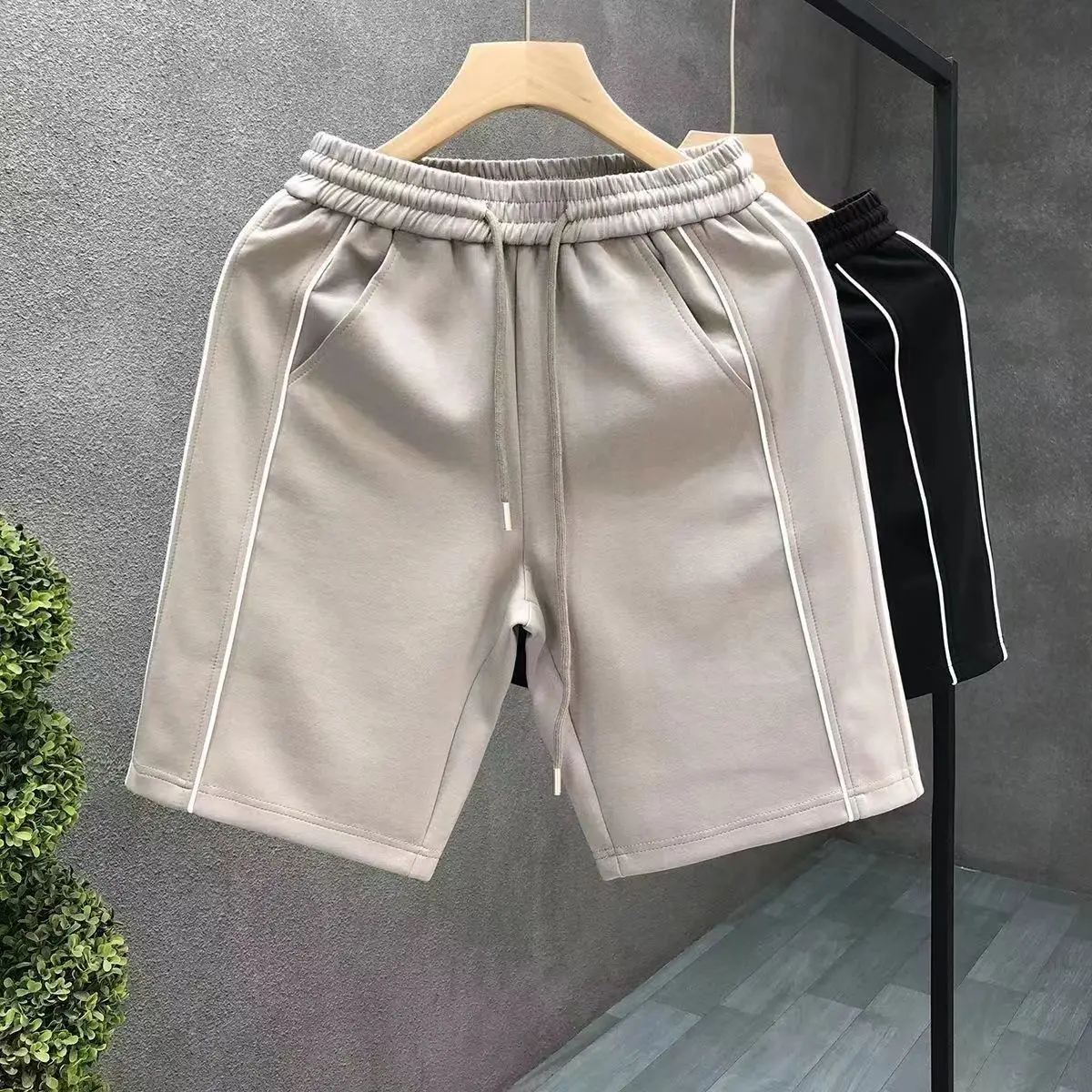 Shorts men's loose sports outerwear trendy five-point pants five-point casual straight-leg pants summer new beach pants