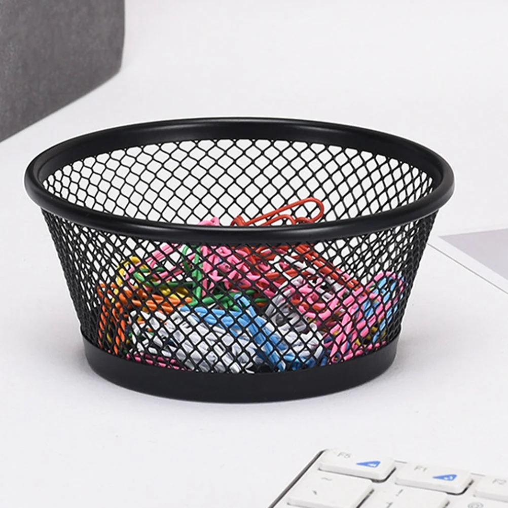 2 Pcs Multi-functional Container Bucket Office Organizer Stationery Office Desk Binder Container Mesh