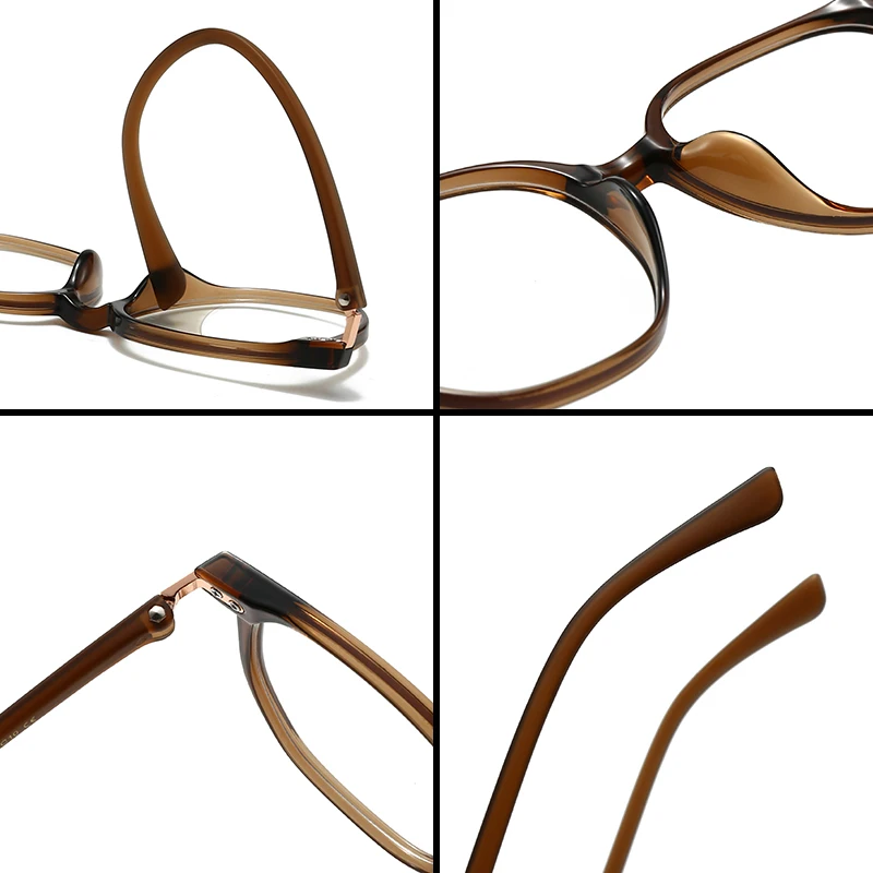 2025 جديد BEAU خمسة مربع النظارات الطبية اللونية الرجال التقدمية قصر النظر النظارات البصرية العدسات مع وصفة مخصصة1277 #4