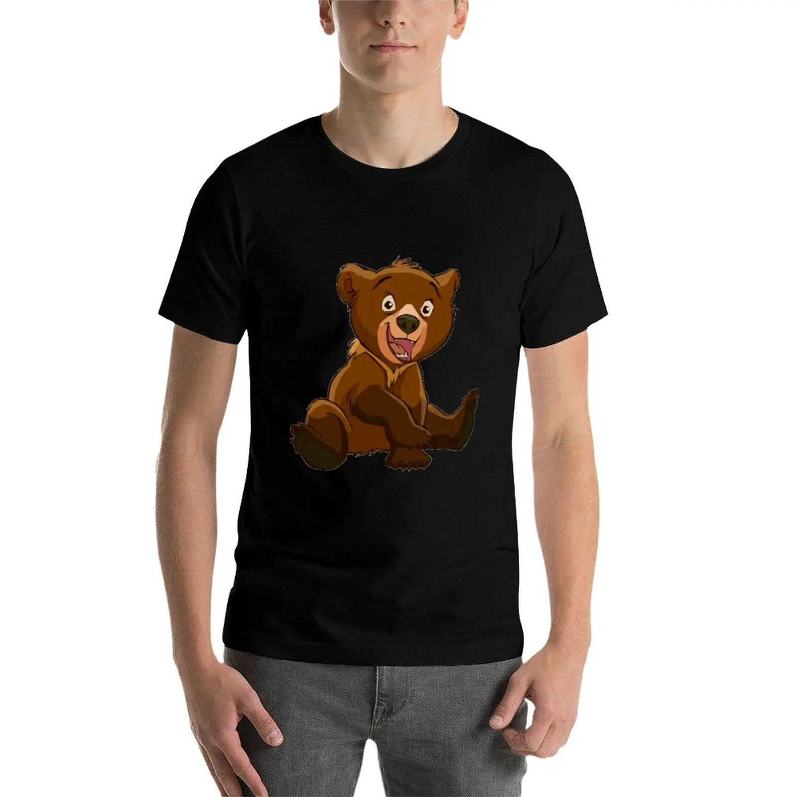 

Koda Brother Bear Sticker T-Shirt man t shirt heavy cotton man t shirt graphic t shirts for man pack cotton T-Shirt