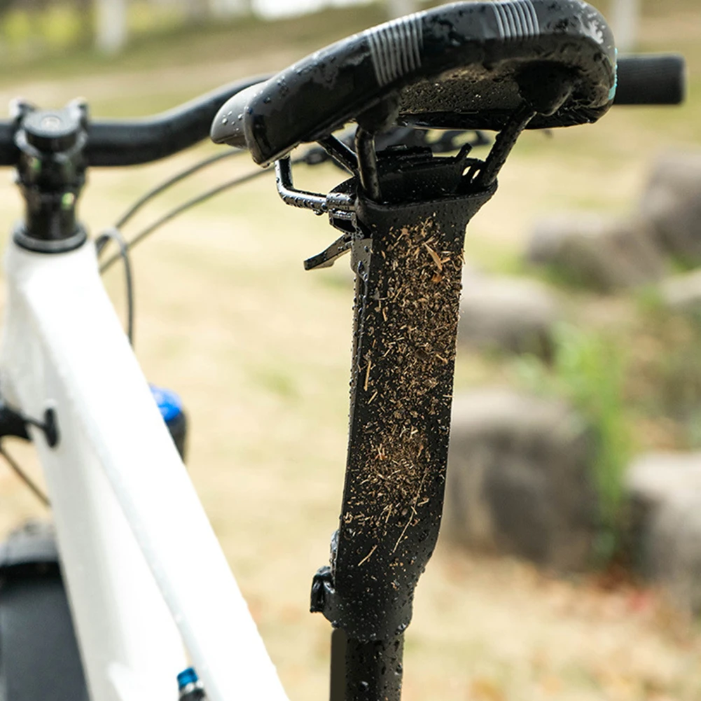 

Mountain Biking Black Hydraulic Seatpost Guard Bicycle Seatpost Protector Adjustable Seatpost Guard For Bicycle
