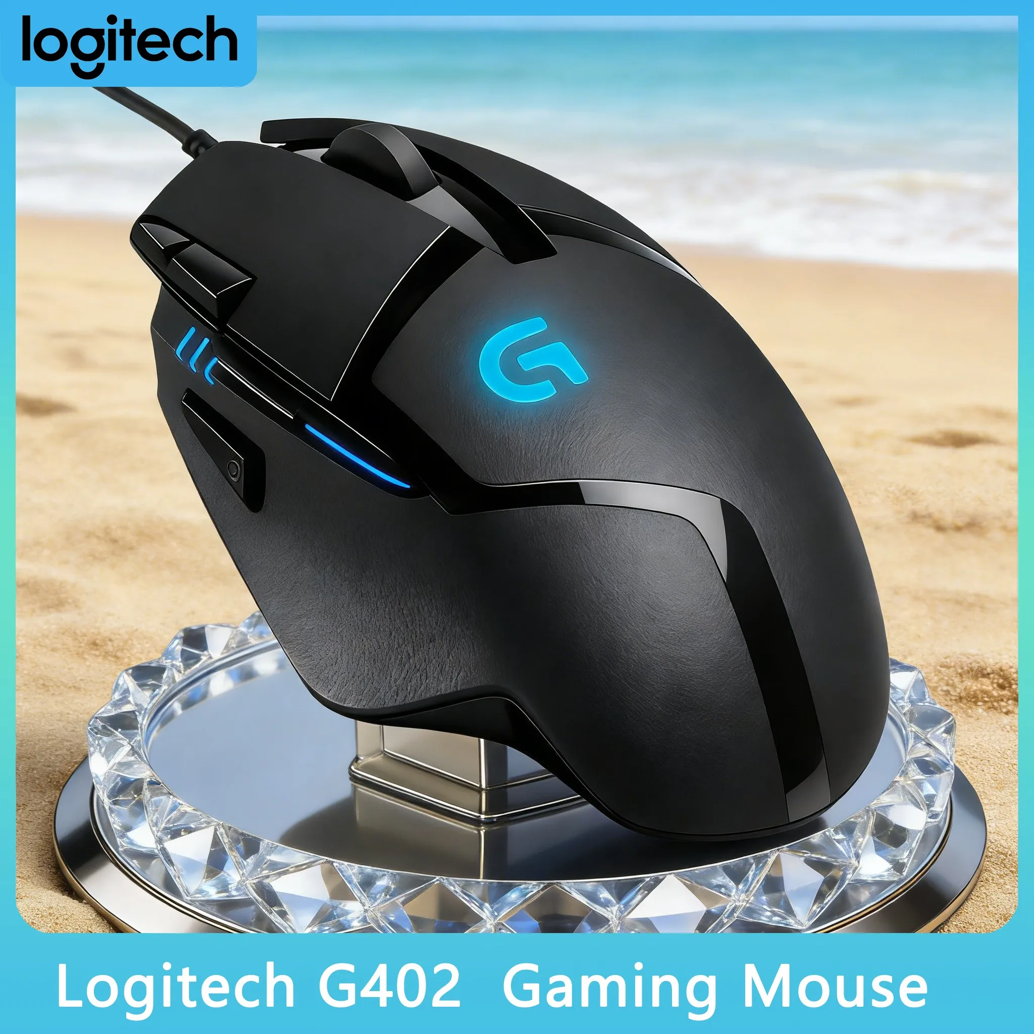

Игровая мышь Logitech G402: легкая, 8 программируемых кнопок, быстрое отслеживание движений