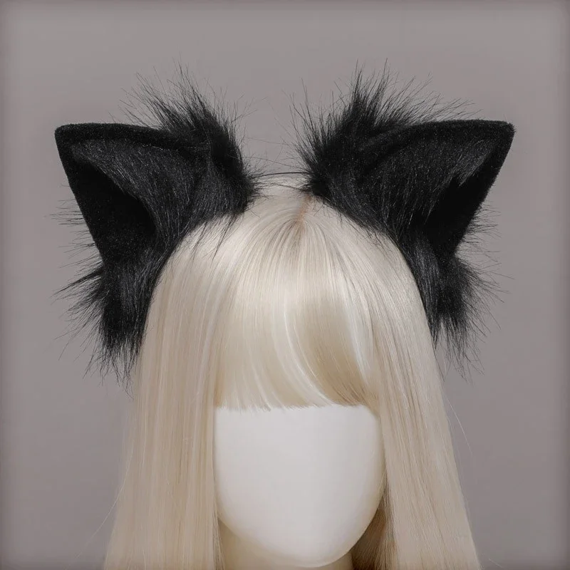 

Headwear Fox Ear Headband Kawaii Cat Ears Women Hair Hoop Party Role Play Costume Props Girl Cosplay Hair Accessories