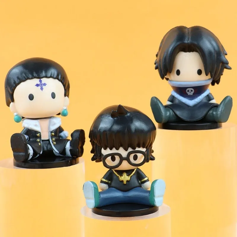 6pcs Hunter X Hunter Shizuku Bean Eye ของเล่นเด็กอุปกรณ์เสริมอะนิเมะ Phantom ทัวร์ห้องนอนเดสก์ท็อปรถอุปกรณ์เสริมของเล่น Series