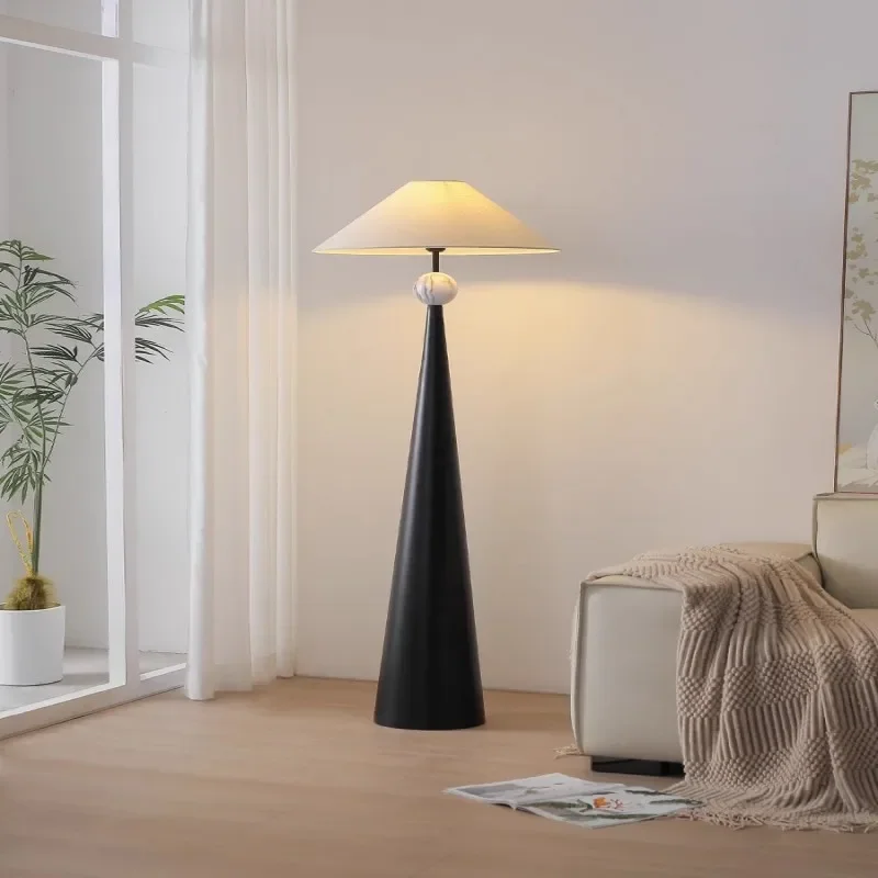 

Nordic wabi wind lighting creative new Chinese Japanese retro designer simple art living room floor lamp