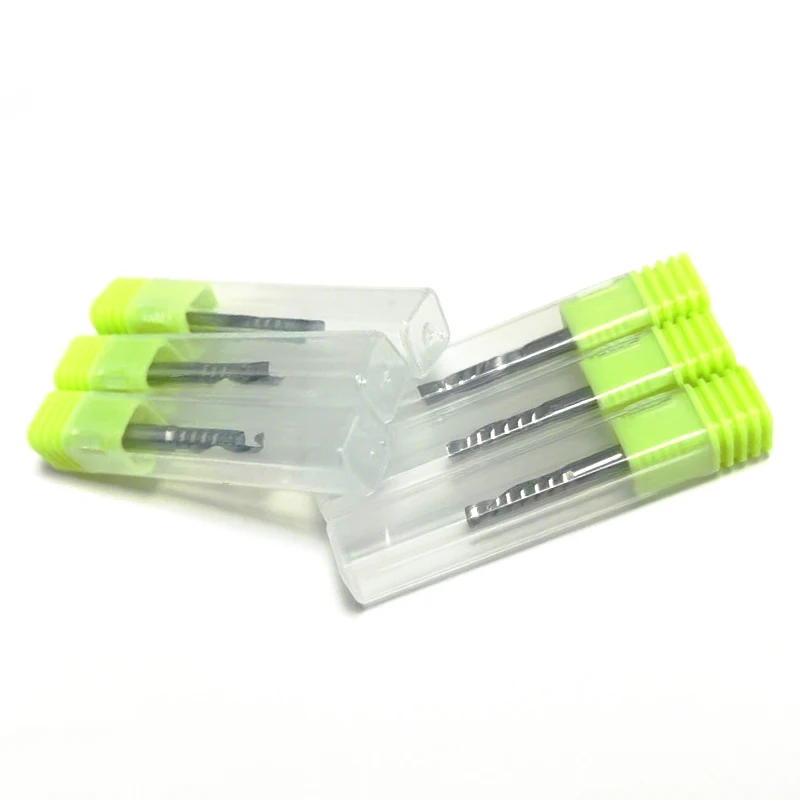 

20Pcs 3.175/4/6/8mm Single Flute Spiral Carbide Mill - UP and DOWN Cut Tool Cutters for Compression Wood End Mill Cutter Bits