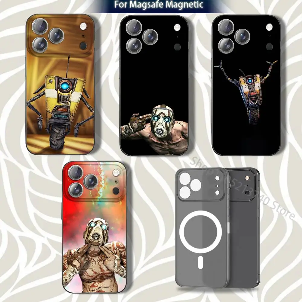 

C-Claptrap COOL Borderlands Phone Case For iPhone 16,14,11,17,13,15,12,Air,Plus,Pro,Max,E,Mini Frosted for MagSafe Magnetic Grey