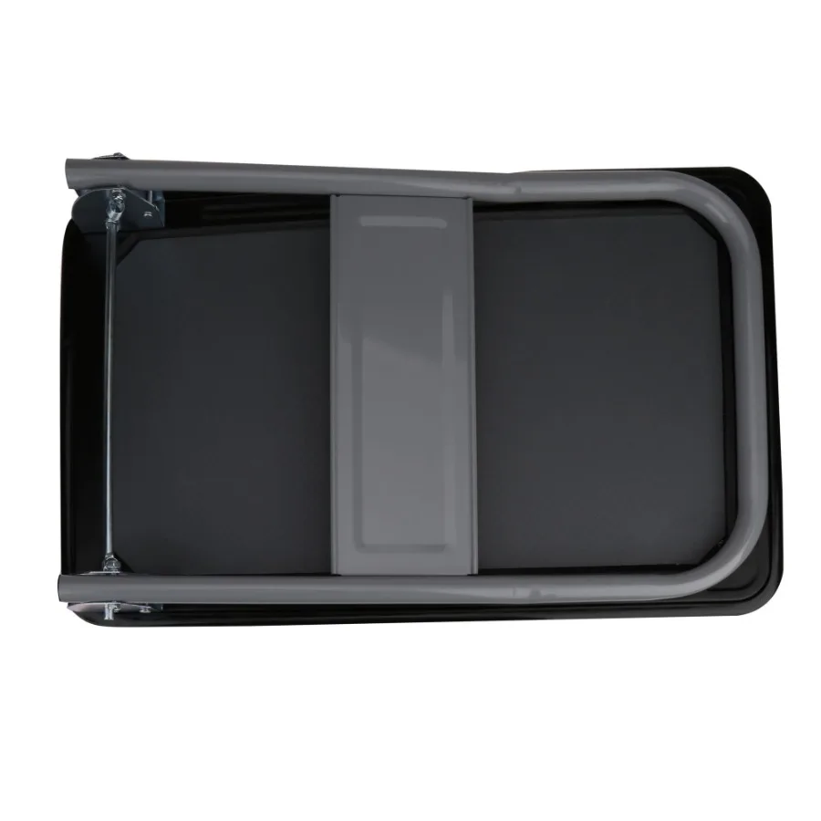 300 Pound Capacity Heavy Duty Utility Rolling Cart for Industrial and Home Use Durable Blue Gray Design with SmoothRunning Whee