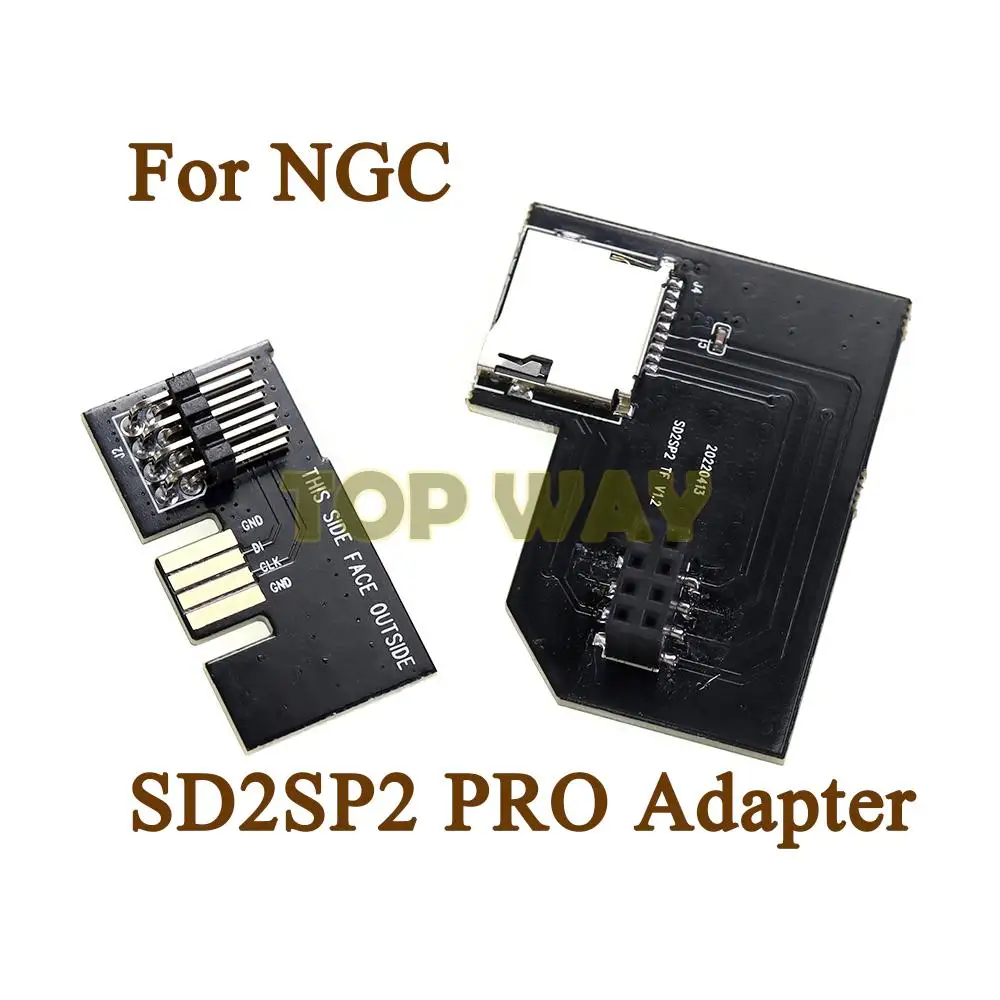 1PC For NGC SD2SP2 GameCube SD SP2 Adapter Load SDL Micro SD Card TF Card Reader-GB Player Easy Access Compatible Color Edition