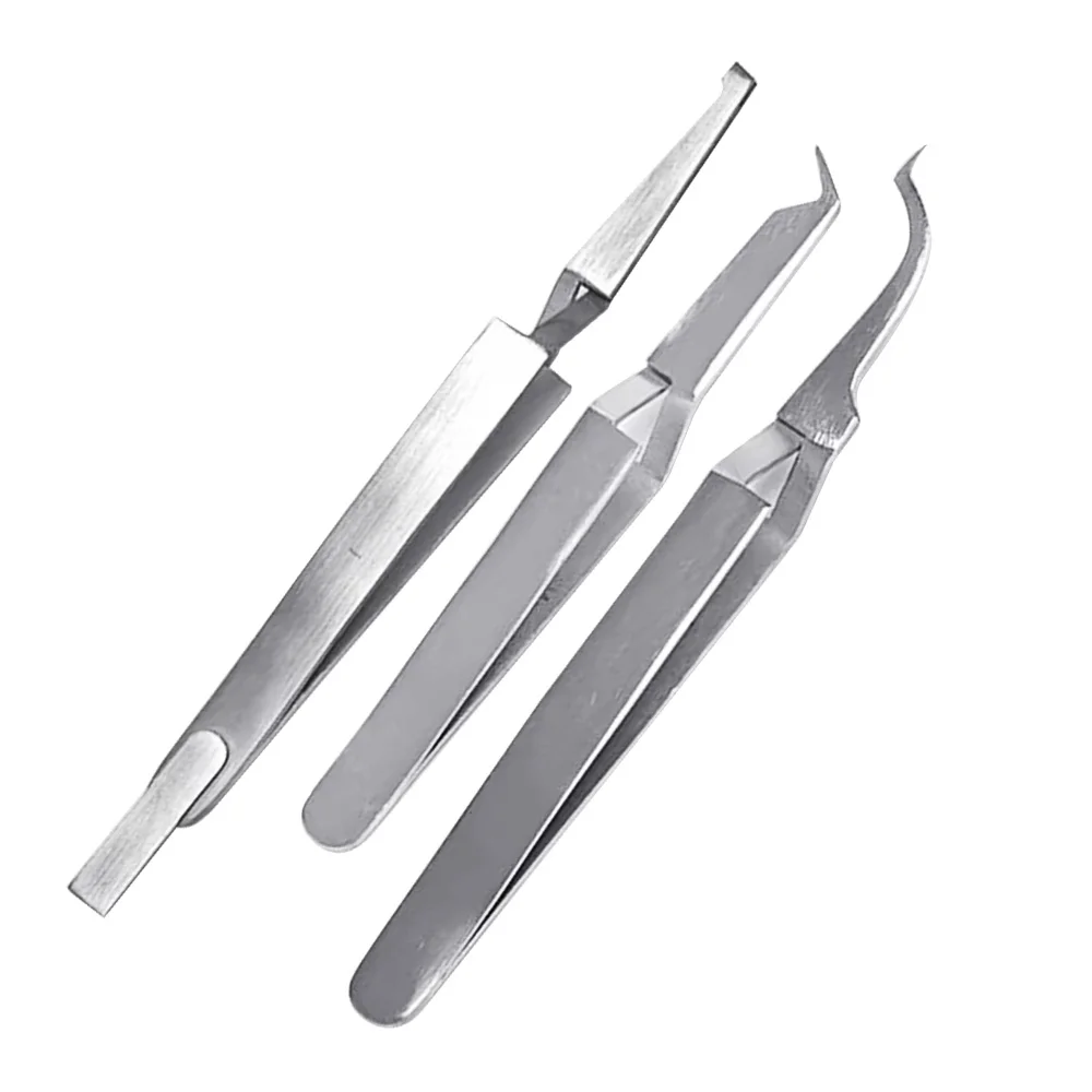 Pincettes à support dentaire, Tube buccal inversé orthodontique, boutons linguales, support de pincettes de liaison, placement, pincettes à papier articulées