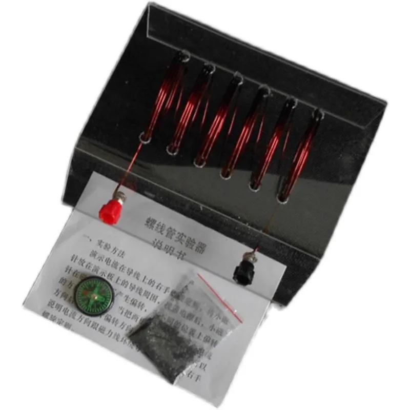 Spiral tube tester, current and magnetic field demonstrator, physical electromagnetics experimental teaching aids