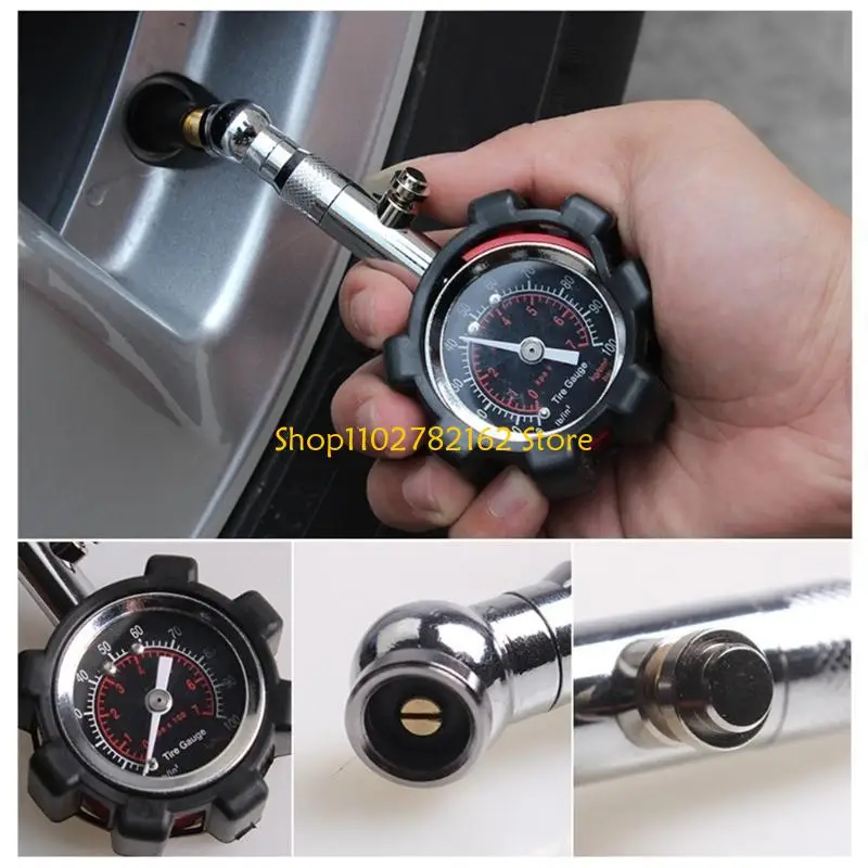 547B Car Tire Pressure Gauge HighPrecision Tire Pressure Monitor 100PSI Pressure Meter